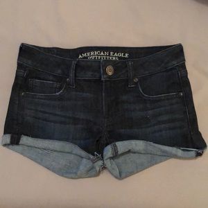 American Eagle Super Low Shortie Shorts